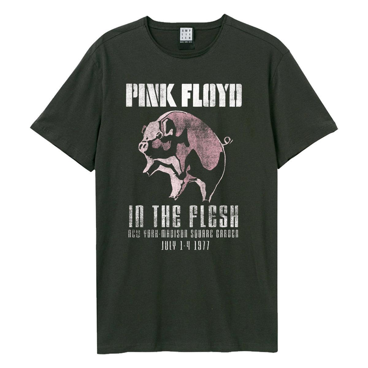 Charcoal - Front - Amplified Unisex Adult In The Flesh Pink Floyd T-Shirt
