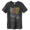 Charcoal - Front - Amplified Unisex Adult Bullet The Blue Sky U2 T-Shirt