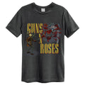 Charcoal - Front - Amplified Unisex Adult Appetite Attack Guns N Roses T-Shirt