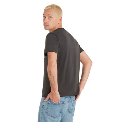 Charcoal - Back - Oasis Unisex Adult Logo T-Shirt