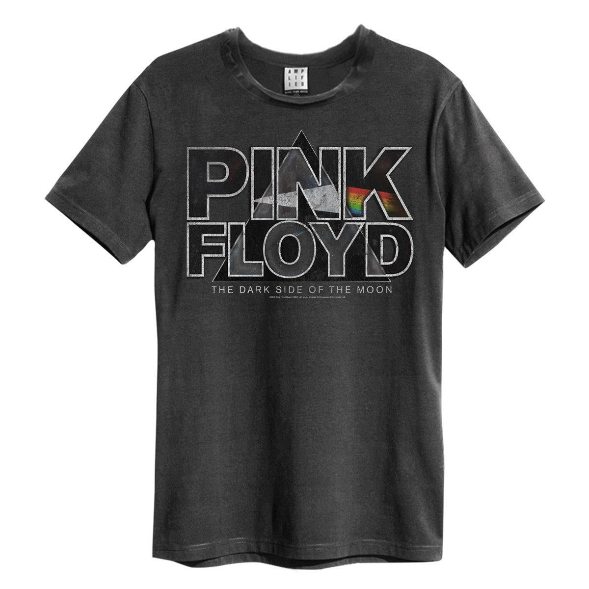 Charcoal - Front - Amplified Unisex Adult Space Pyramid Pink Floyd T-Shirt