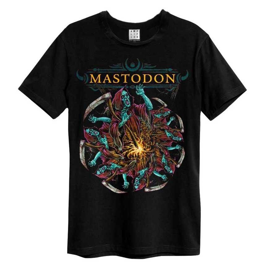 Black - Front - Mastodon Unisex Adult Grim Reaper Mastodon T-Shirt