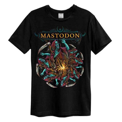 Black - Front - Mastodon Unisex Adult Grim Reaper Mastodon T-Shirt