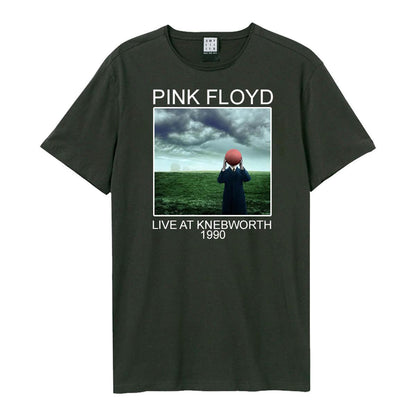 Charcoal - Front - Amplified Unisex Adult Knebworth Pink Floyd T-Shirt