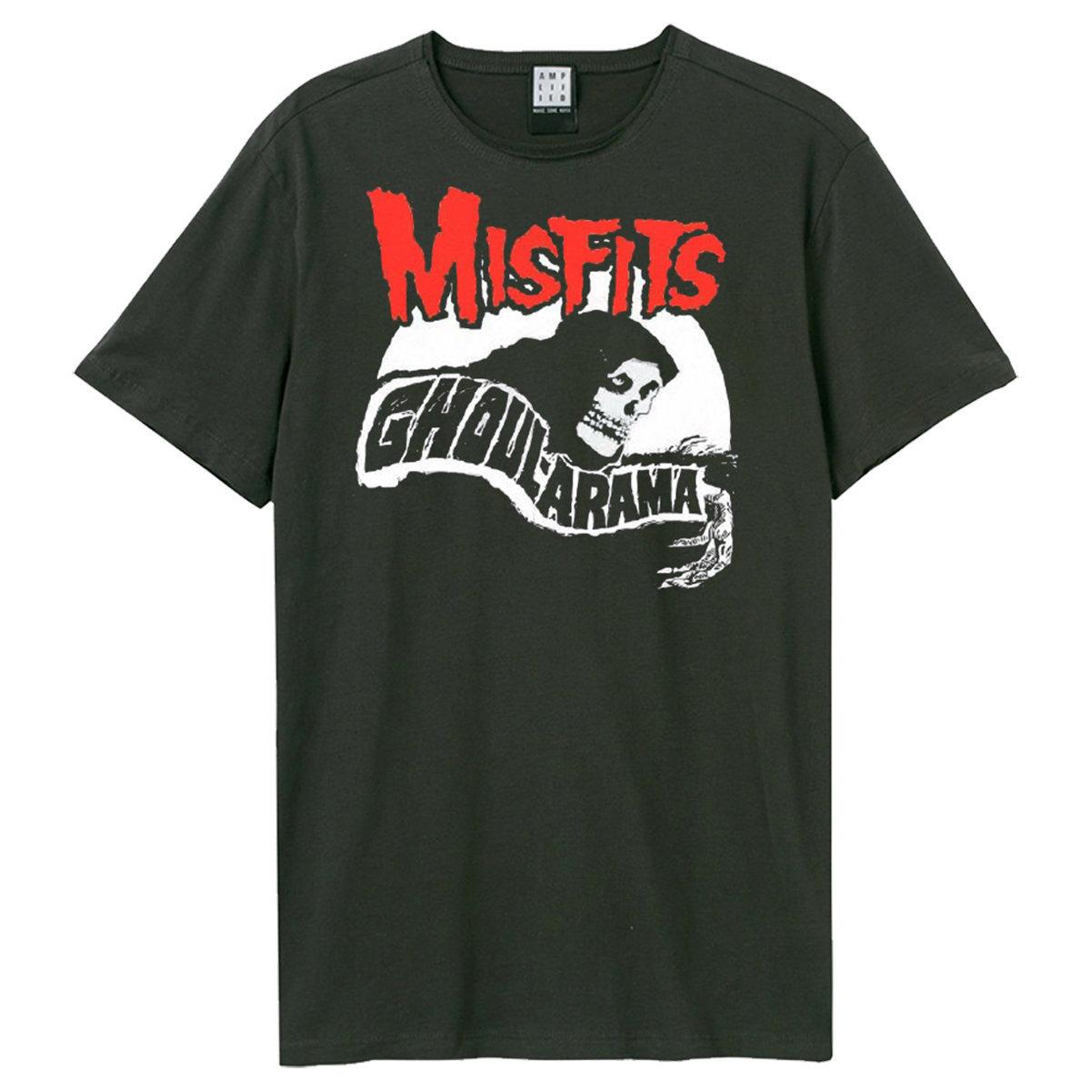 Charcoal - Front - Amplified Unisex Adult Ghoularama Misfits T-Shirt