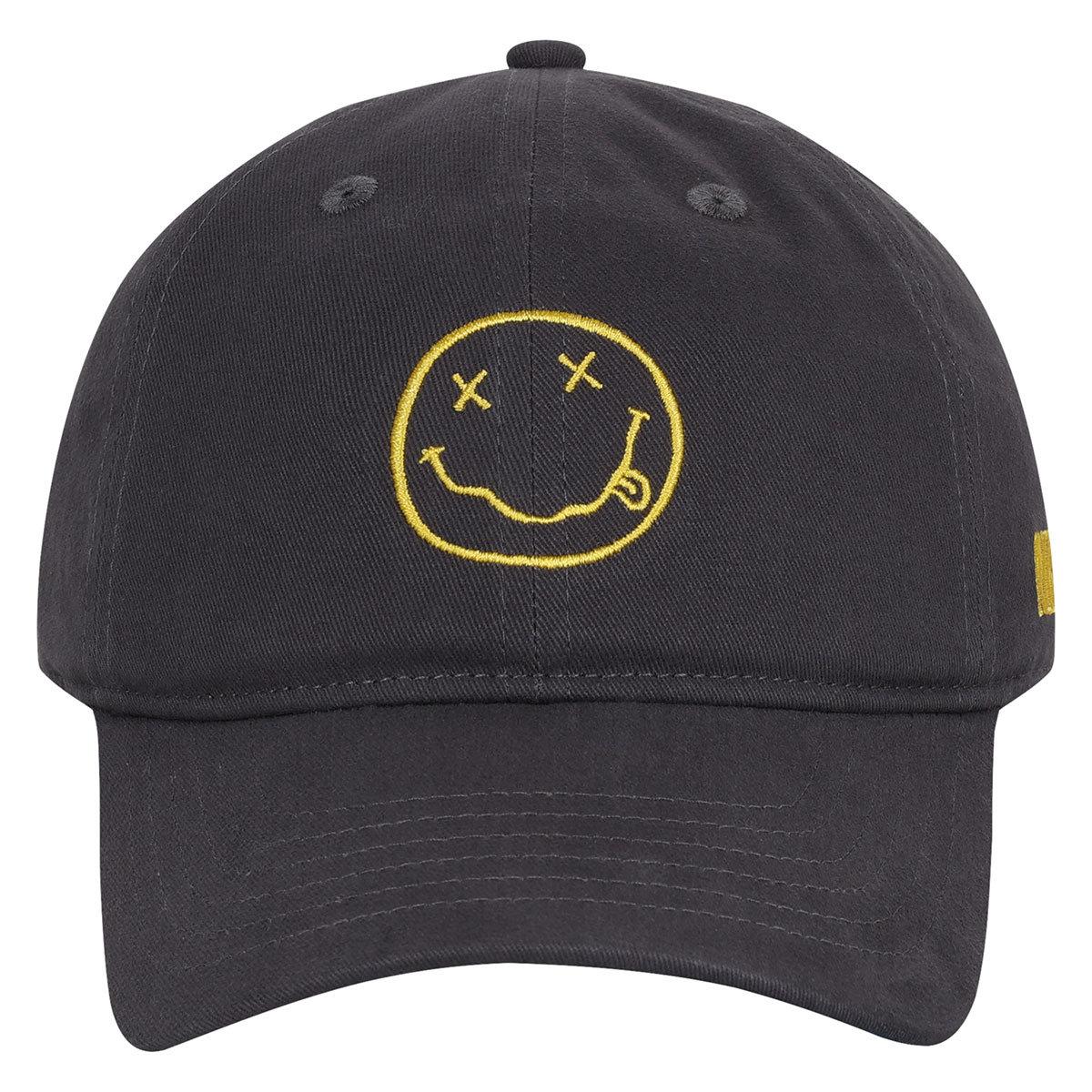 Charcoal - Front - Amplified Nirvana Embroidered Cap
