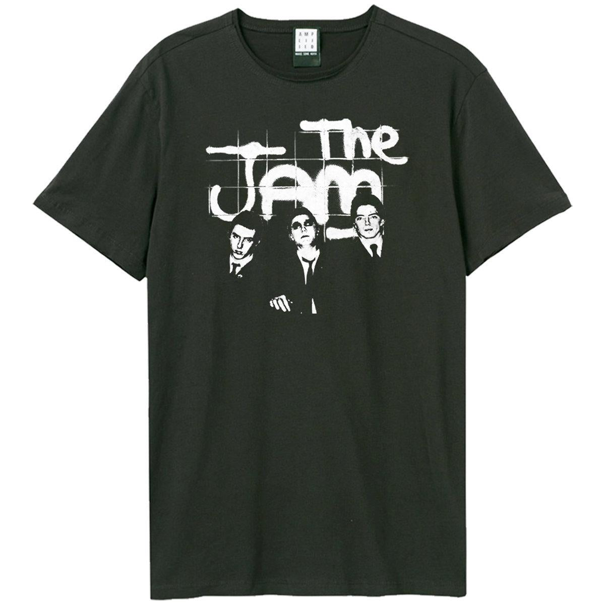 Charcoal - Front - Amplified Unisex Adult Group Shot The Jam T-Shirt