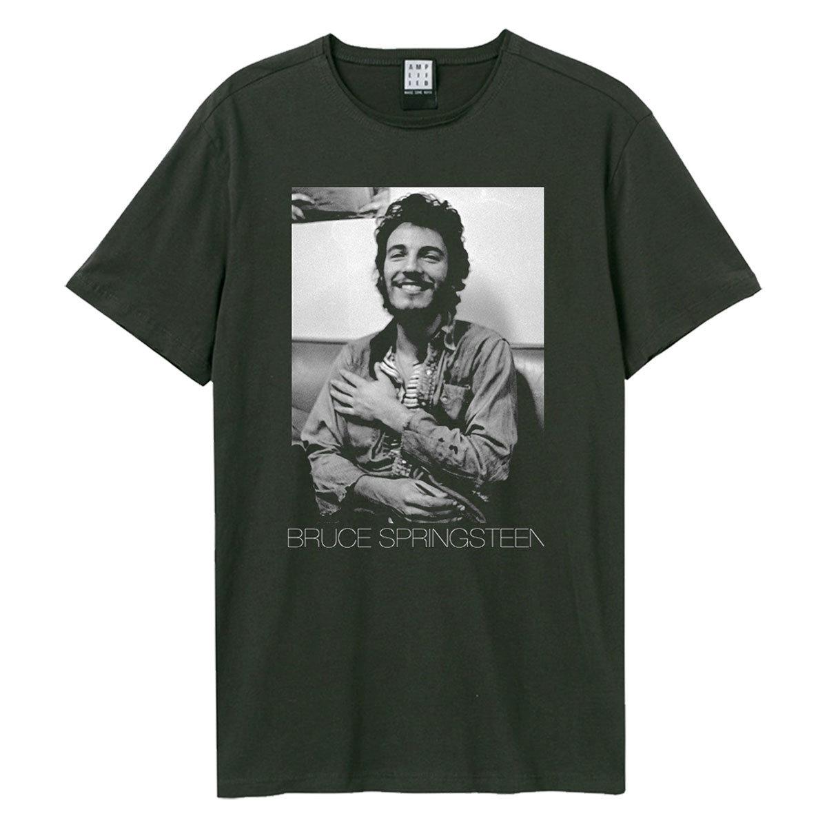 Charcoal - Front - Amplified Unisex Adult Bruce Springsteen Vintage T-Shirt