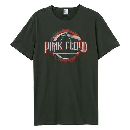 Charcoal - Front - Amplified Unisex Adult On The Run Pink Floyd Crew Neck T-Shirt