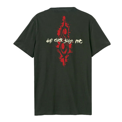 Charcoal - Back - Amplified Unisex Adult Don´t Judge Slipknot T-Shirt