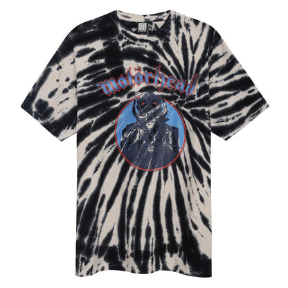 Monochrome - Front - Amplified Unisex Adult Snaggletooth Biker Spiral Motorhead T-Shirt