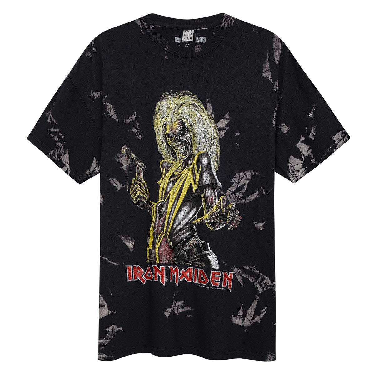 Black - Front - Amplified Unisex Adult Killers Iron Maiden T-Shirt