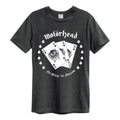 Charcoal - Front - Amplified Unisex Adult Ace Cards Motorhead T-Shirt