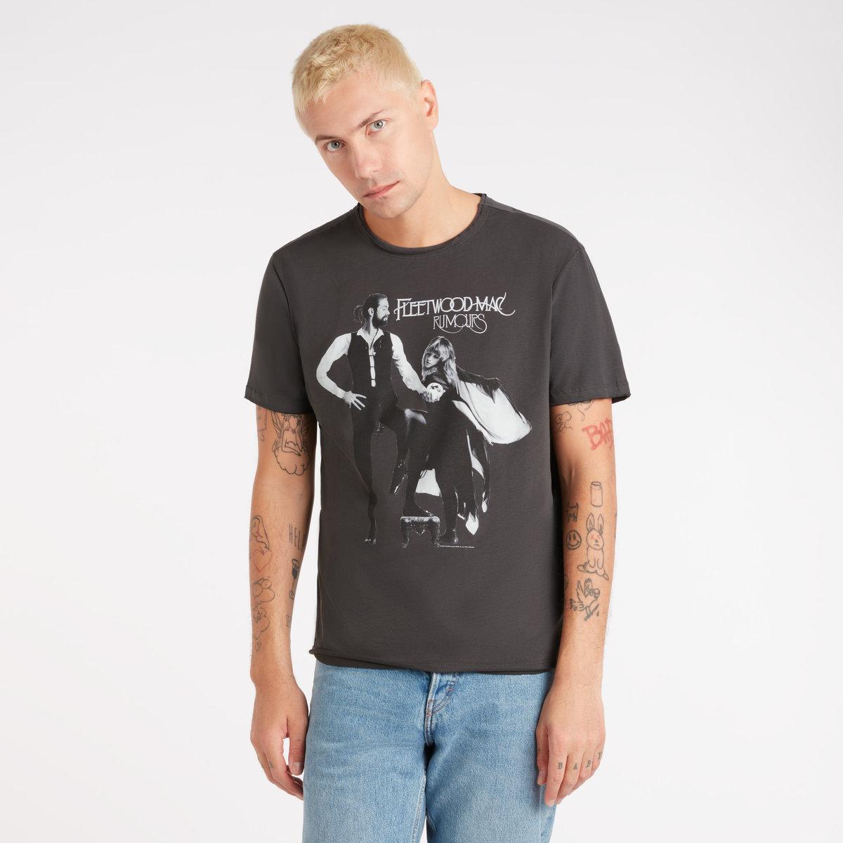 Charcoal - Front - Amplified Unisex Adult Rumours Fleetwood Mac Vintage T-Shirt