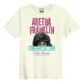 White - Front - Amplified Unisex Adult Cobo Arena Aretha Franklin Vintage T-Shirt