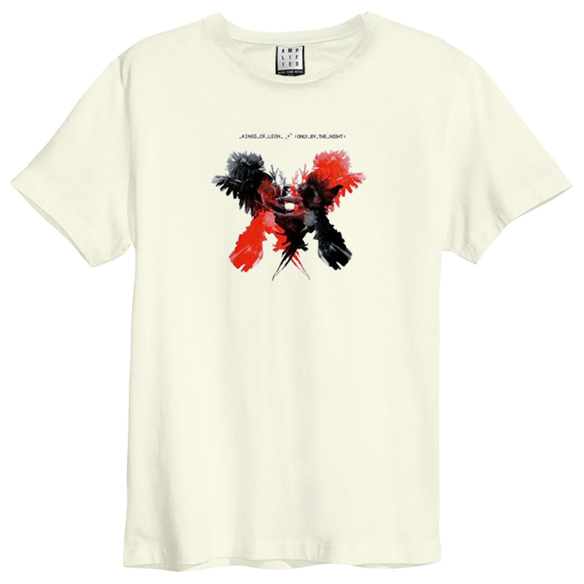White-Red-Black - Front - Amplified Unisex Adult Kings Of Leon Vintage T-Shirt