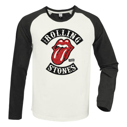 White-Charcoal - Front - Amplified Unisex Adult 1978 Tour The Rolling Stones Vintage T-Shirt