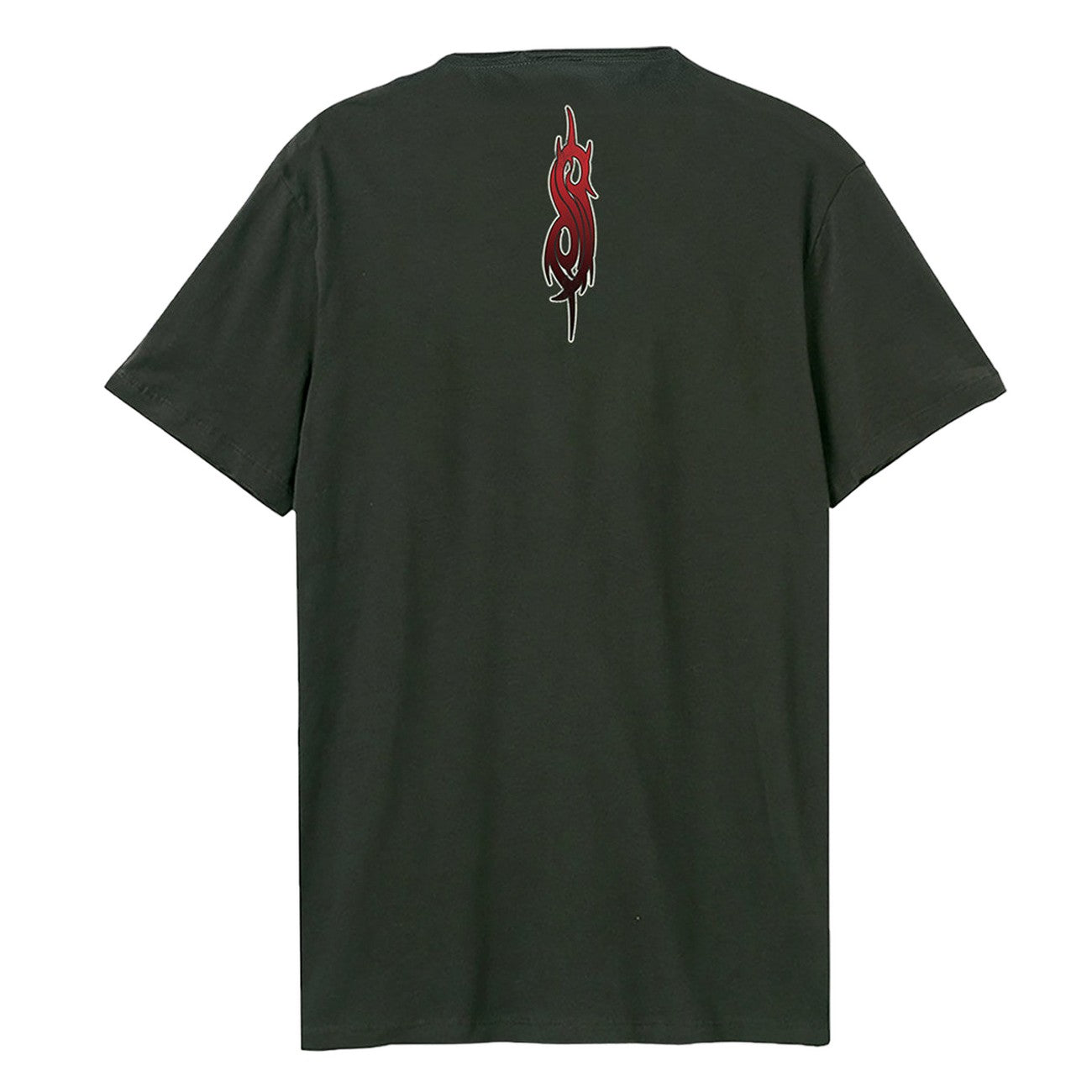 Charcoal - Back - Amplified Unisex Adult Slipknot Logo T-Shirt