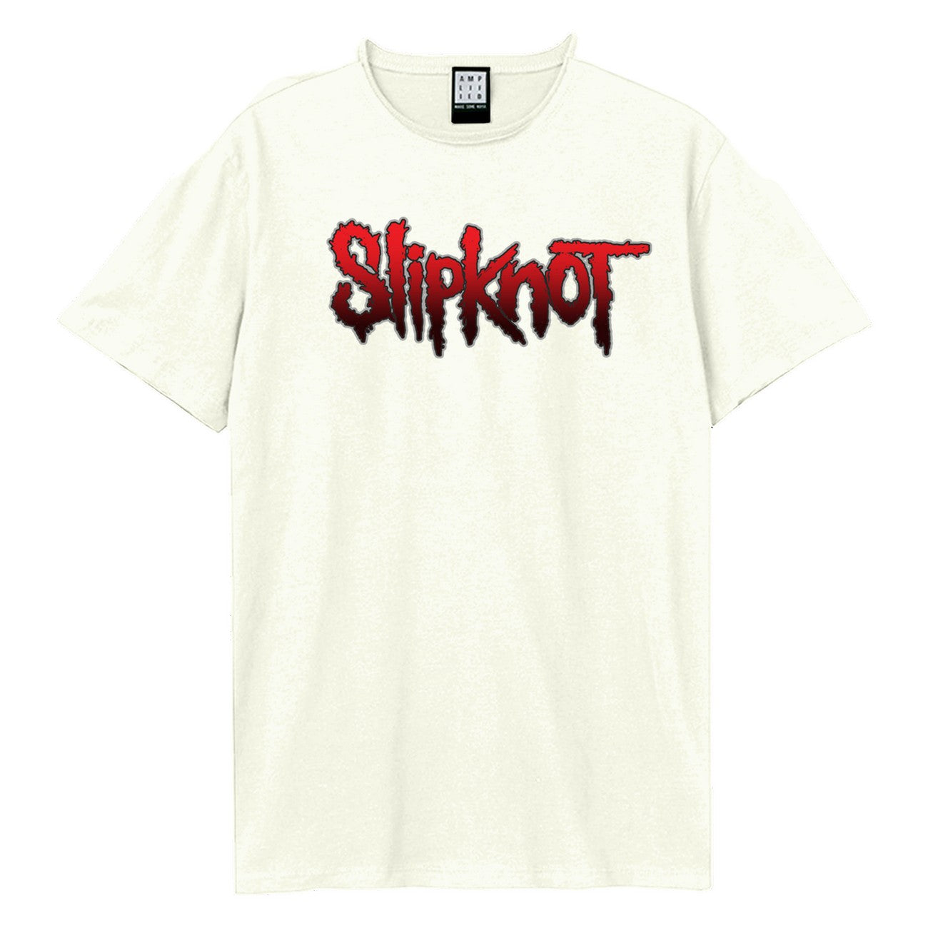 Vintage White - Front - Amplified Unisex Adult Slipknot Logo T-Shirt