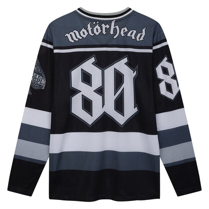 Black-Grey - Back - Amplified Mens Motorhead Hockey Jersey