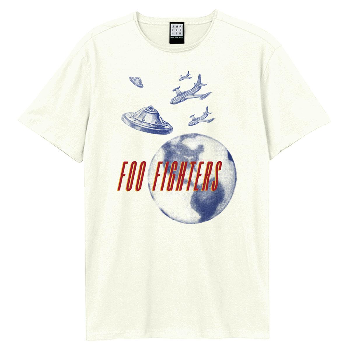 Vintage White - Front - Amplified Unisex Adult This Is A Call B Side Foo Fighters Vintage T-Shirt