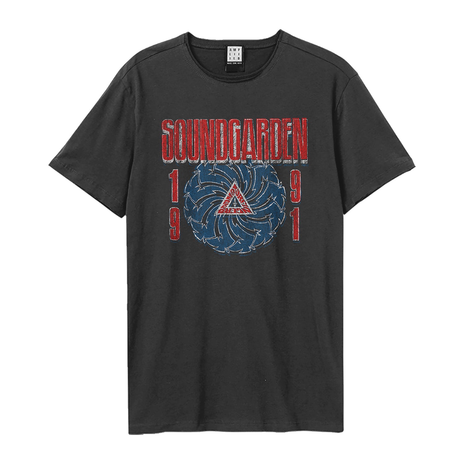 Charcoal - Front - Amplified Unisex Adult 1991 Soundgarden Vintage T-Shirt