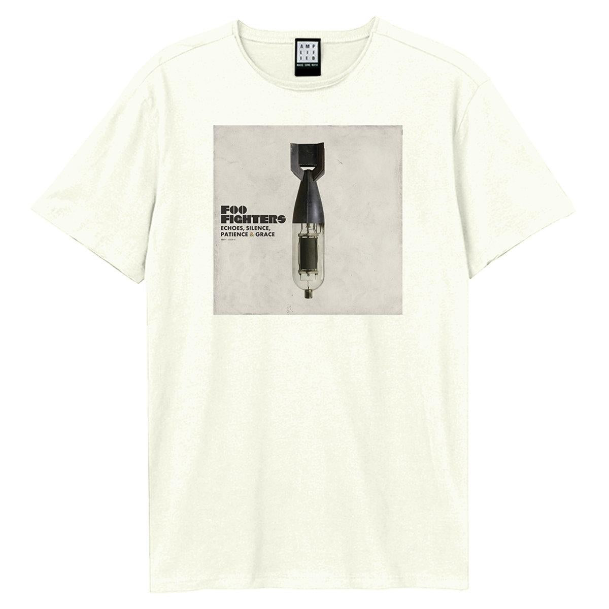 Vintage White - Front - Amplified Unisex Adult Echoes Silence Patience And Grace Foo Fighters Vintage T-Shirt