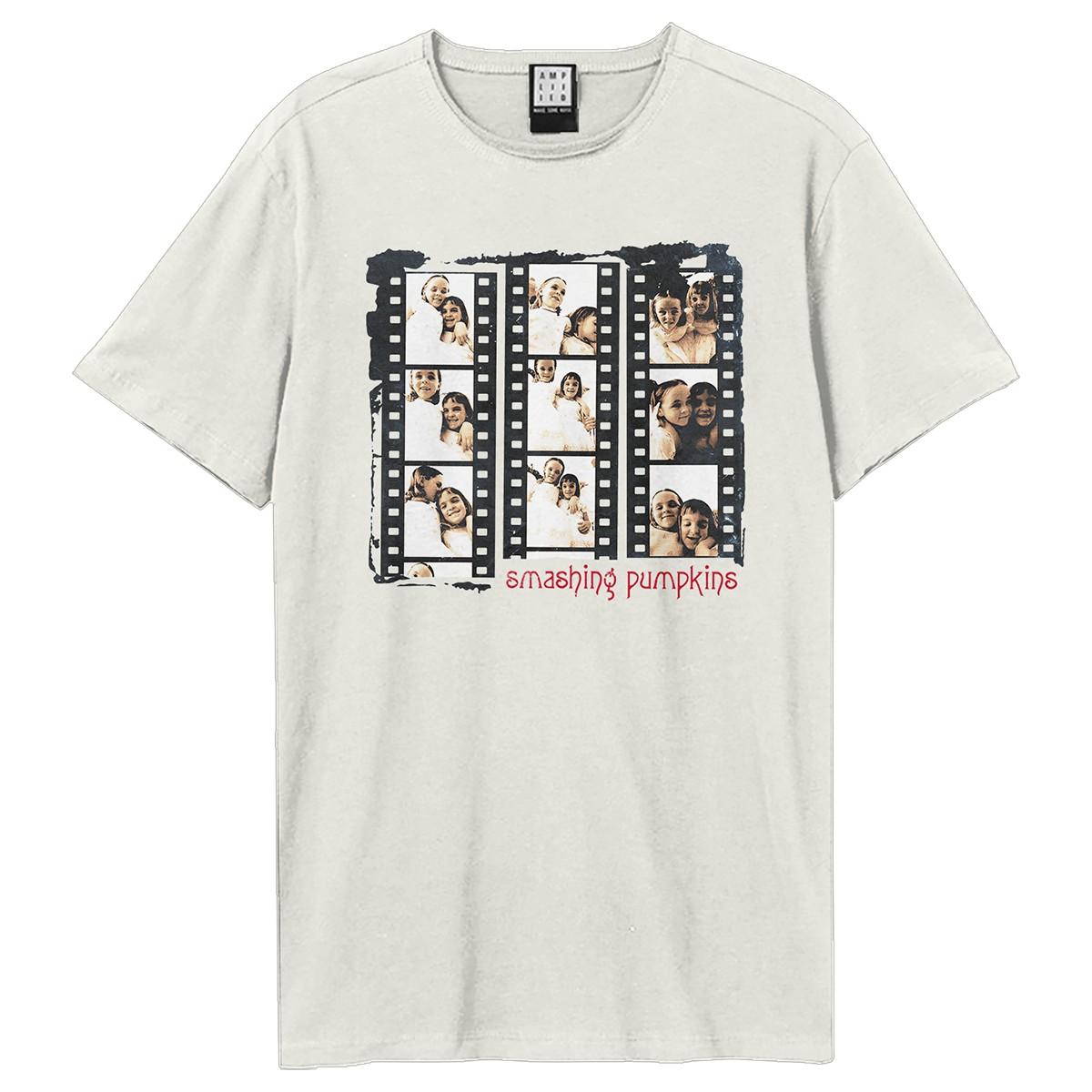 Vintage White - Front - Amplified Unisex Adult Dream Photo Reel The Smashing Pumpkins Vintage T-Shirt