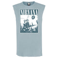 Strange Blue - Front - Amplified Mens Group Shot Nirvana Sleeveless Tank Top