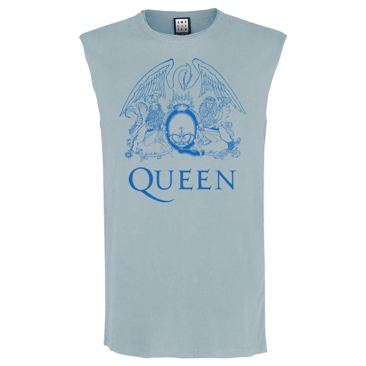 Strange Blue - Front - Amplified Unisex Adult Line Art Queen Tank Top