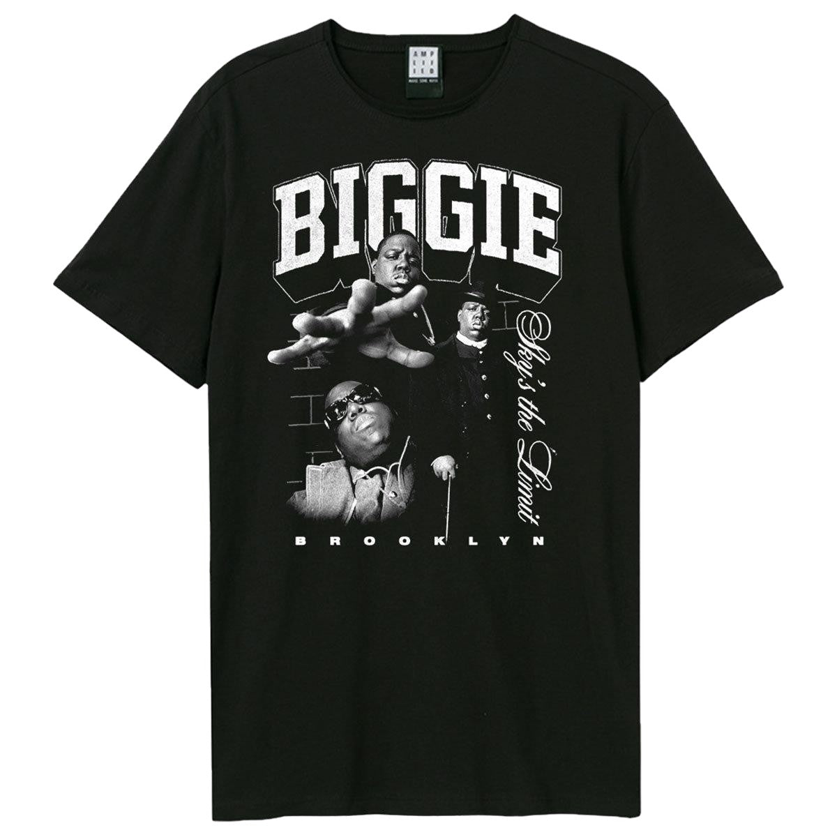 Black - Front - Amplified Unisex Adult Sky´s The Limit Notorious Big T-Shirt