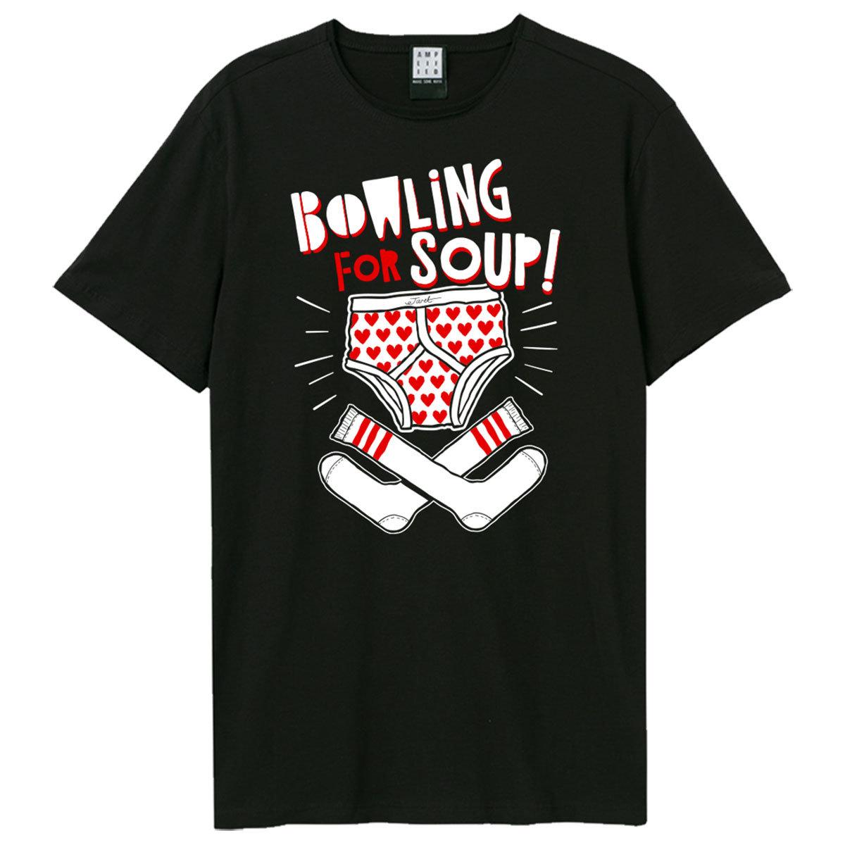 Black - Front - Amplified Unisex Adult Pants And Socks Bowling For Soup T-Shirt