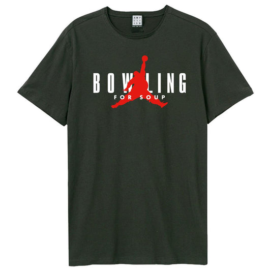 Charcoal - Front - Amplified Unisex Adult Slamp Dump Bowling For Soup T-Shirt