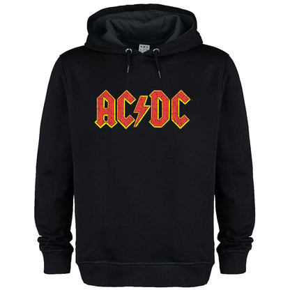 Black - Front - Amplified Unisex Adult North America Tour 80 AC-DC Hoodie