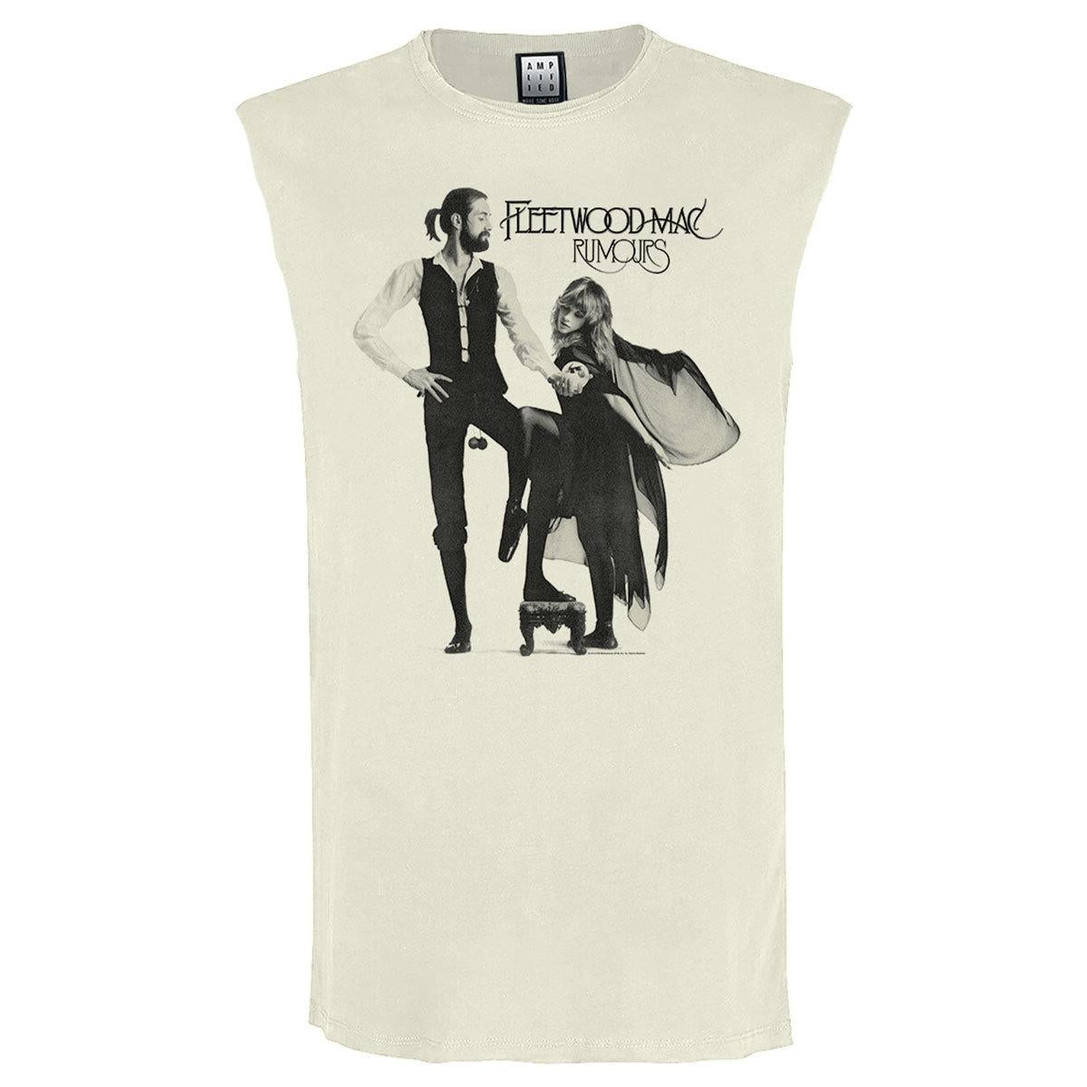Vintage White - Front - Amplified Unisex Adult Rumours Fleetwood Mac Tank Top