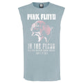 Strange Blue - Front - Amplified Mens In The Flesh Pink Floyd Sleeveless Tank Top