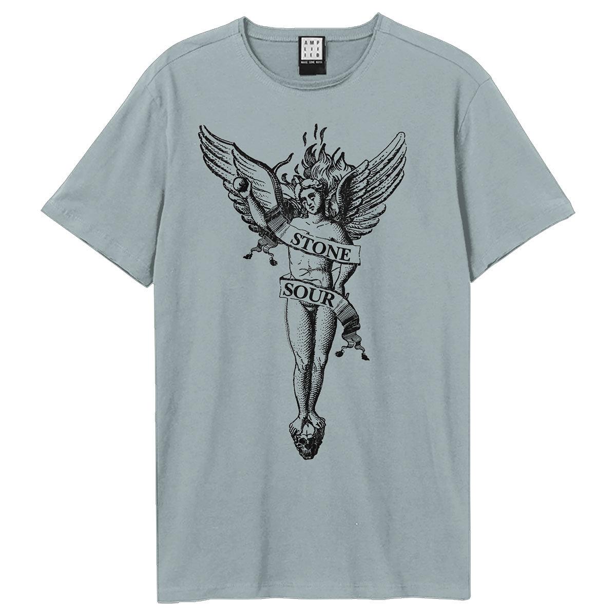 Strange Blue - Front - Amplified Unisex Adult Angel Stone Sour T-Shirt