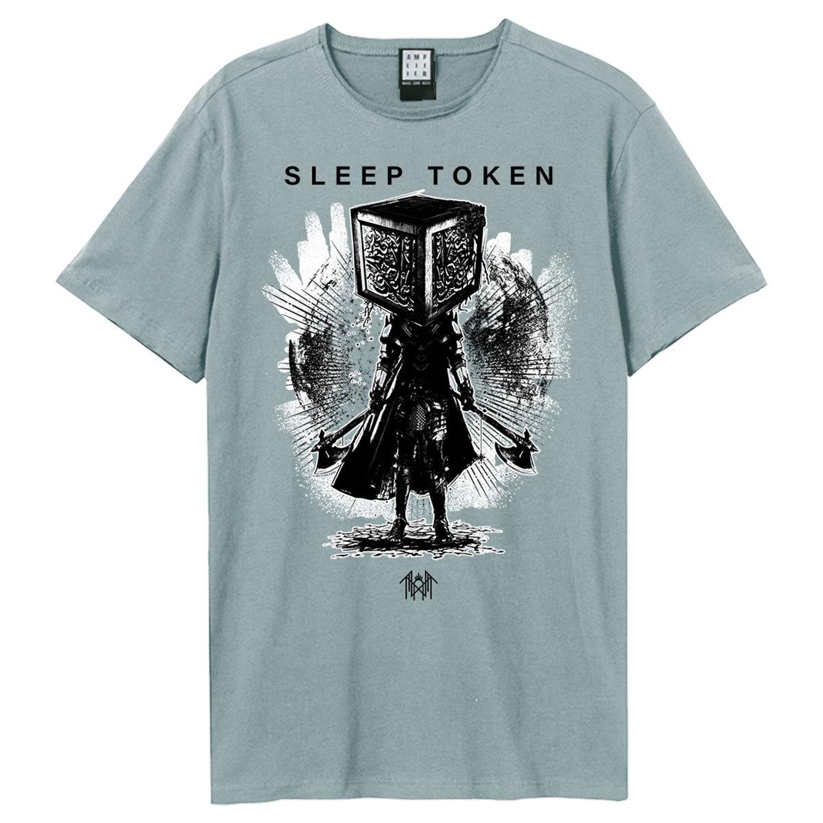 Strange Blue - Front - Amplified Unisex Adult Axe Samarui Sleep Token T-Shirt