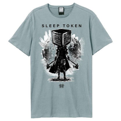 Strange Blue - Front - Amplified Unisex Adult Axe Samarui Sleep Token T-Shirt