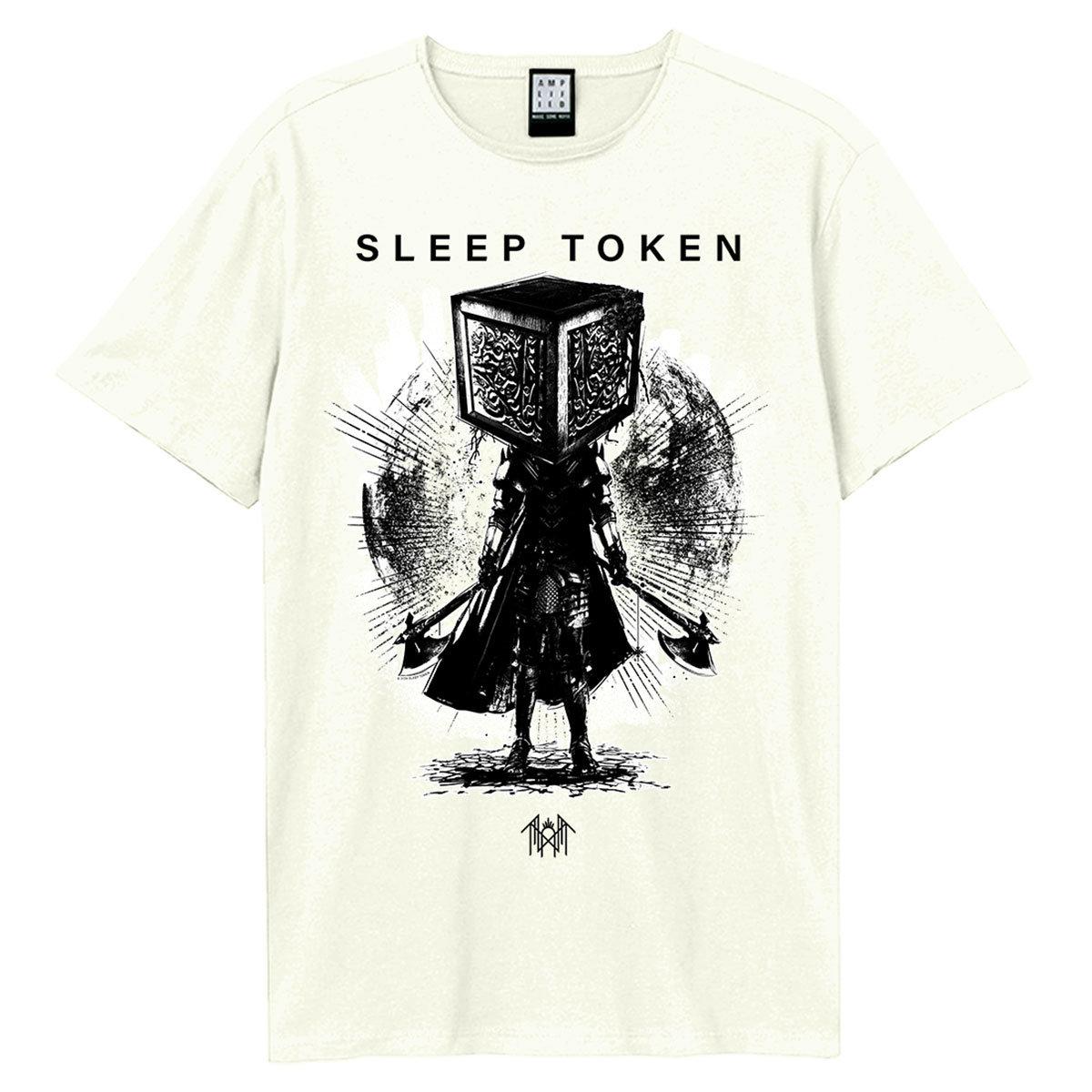 Vintage White - Front - Amplified Unisex Adult Axe Samarui Sleep Token T-Shirt