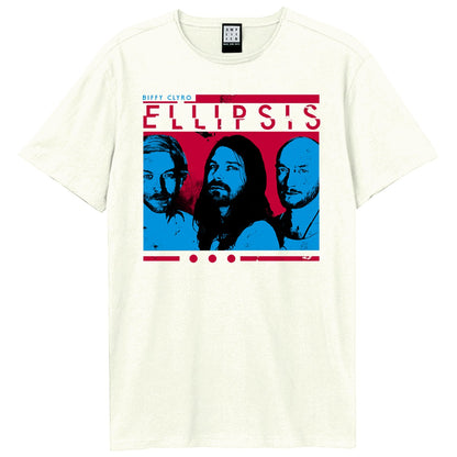 Vintage White - Front - Amplified Unisex Adult Ellipsis Biffy Clyro T-Shirt