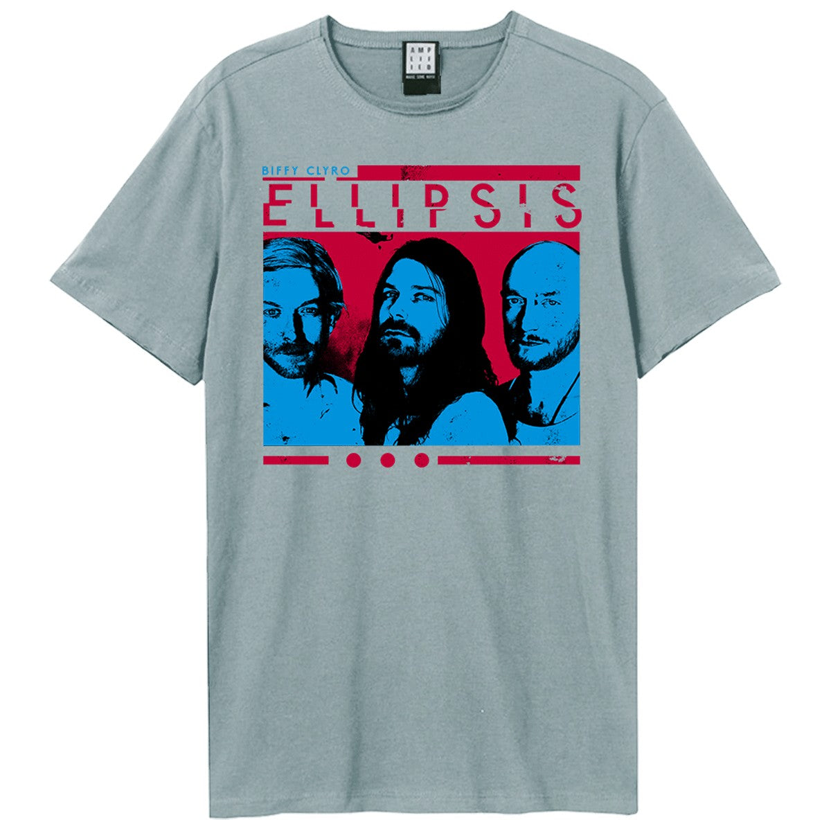 Strange Blue - Front - Amplified Unisex Adult Ellipsis Biffy Clyro T-Shirt