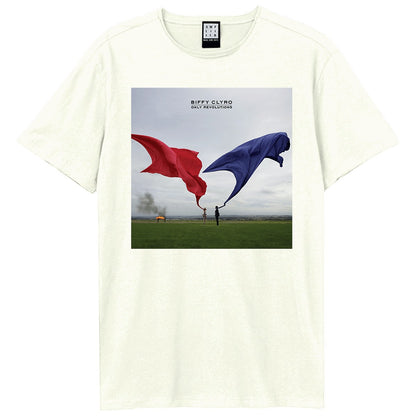 Vintage White - Front - Amplified Unisex Adult Only Revolutions Biffy Clyro T-Shirt