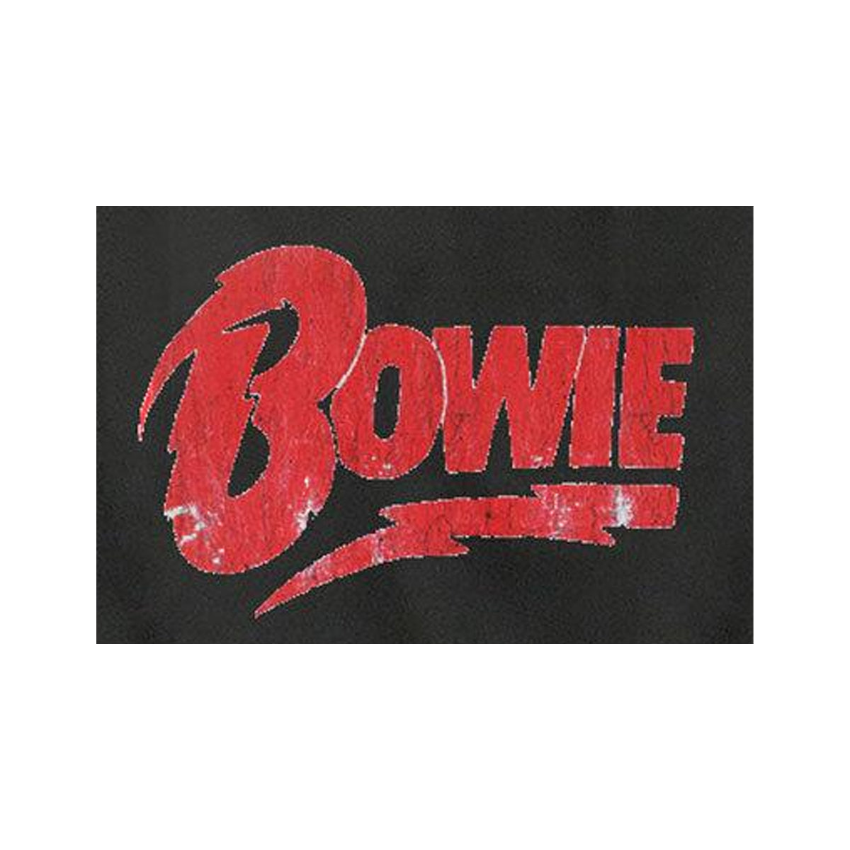 Charcoal - Back - Amplified Unisex Adult Logo David Bowie Sweatshirt