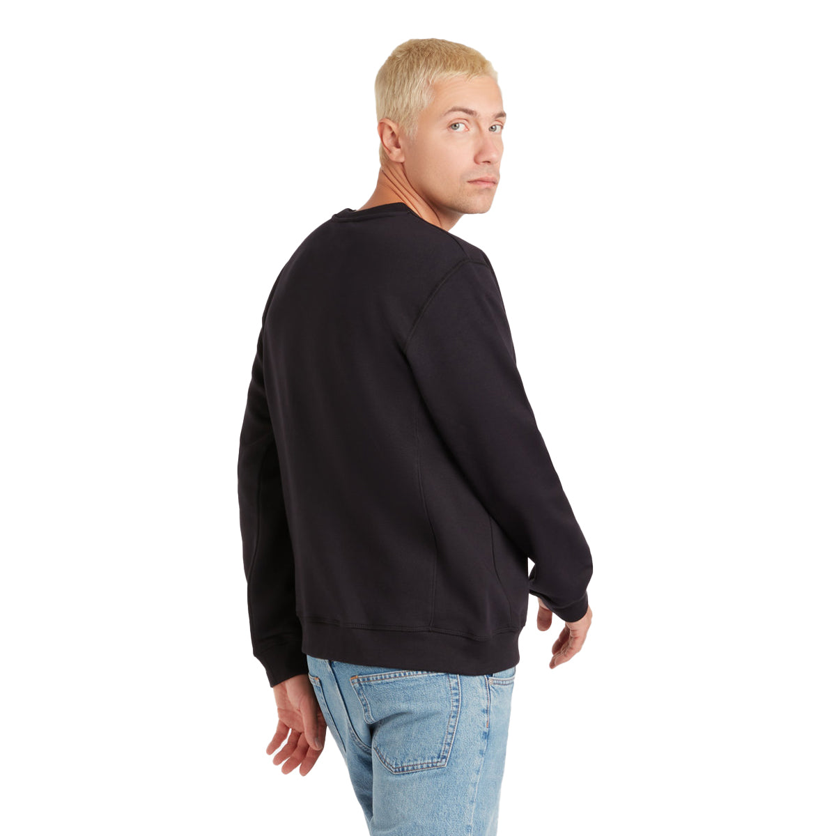 Charcoal - Back - Amplified Unisex Adult Power Up Logo AC-DC Sweatshirt