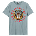 Strange Blue - Front - Amplified Unisex Adult Donnington Snake T-Shirt