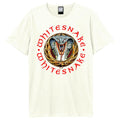 Vintage White - Front - Amplified Unisex Adult Donnington Snake T-Shirt