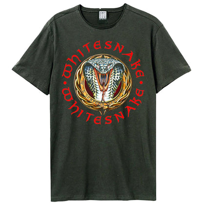 Charcoal - Front - Amplified Unisex Adult Donnington Snake T-Shirt