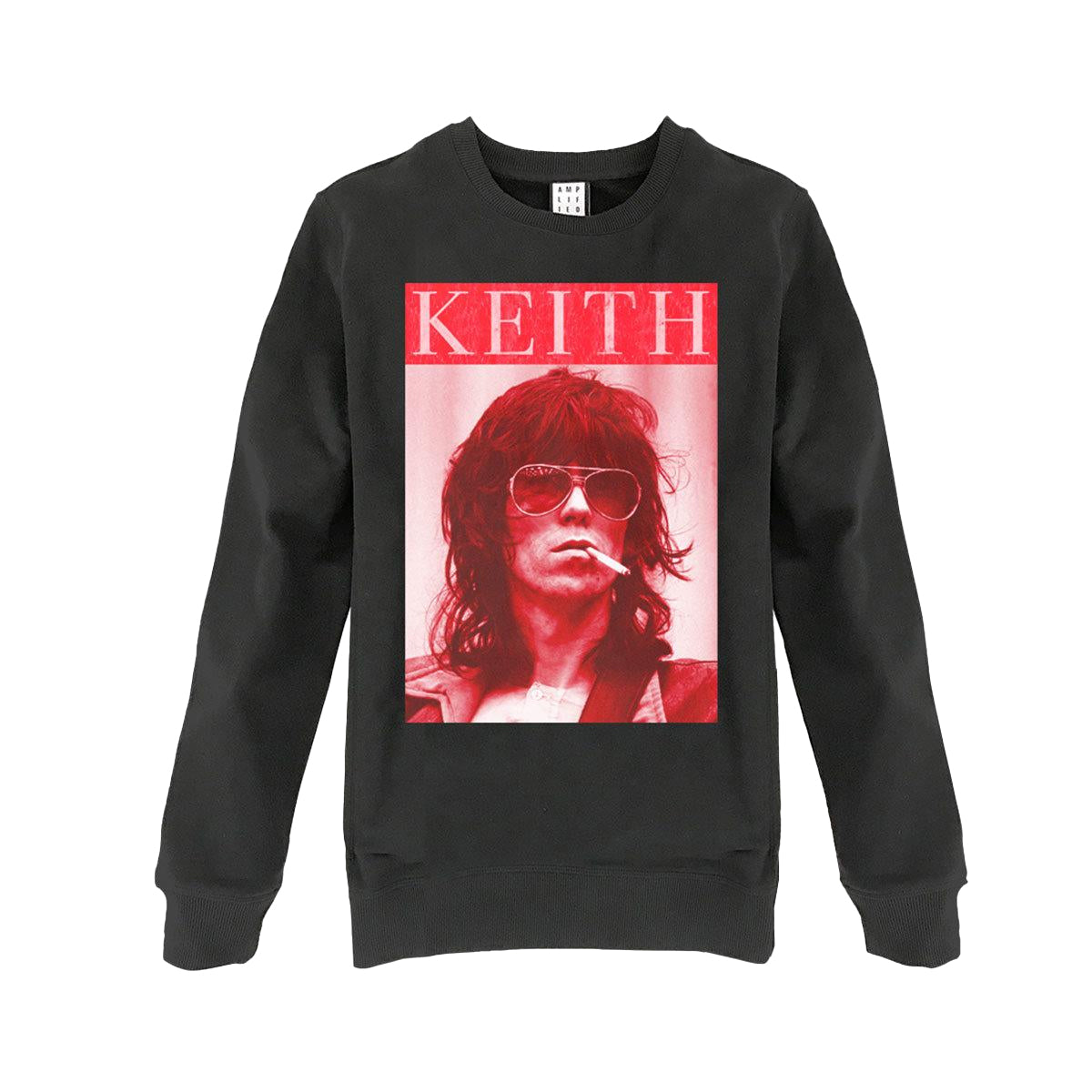 Charcoal - Front - Amplified Unisex Adult Kool Keef The Rolling Stones Sweatshirt