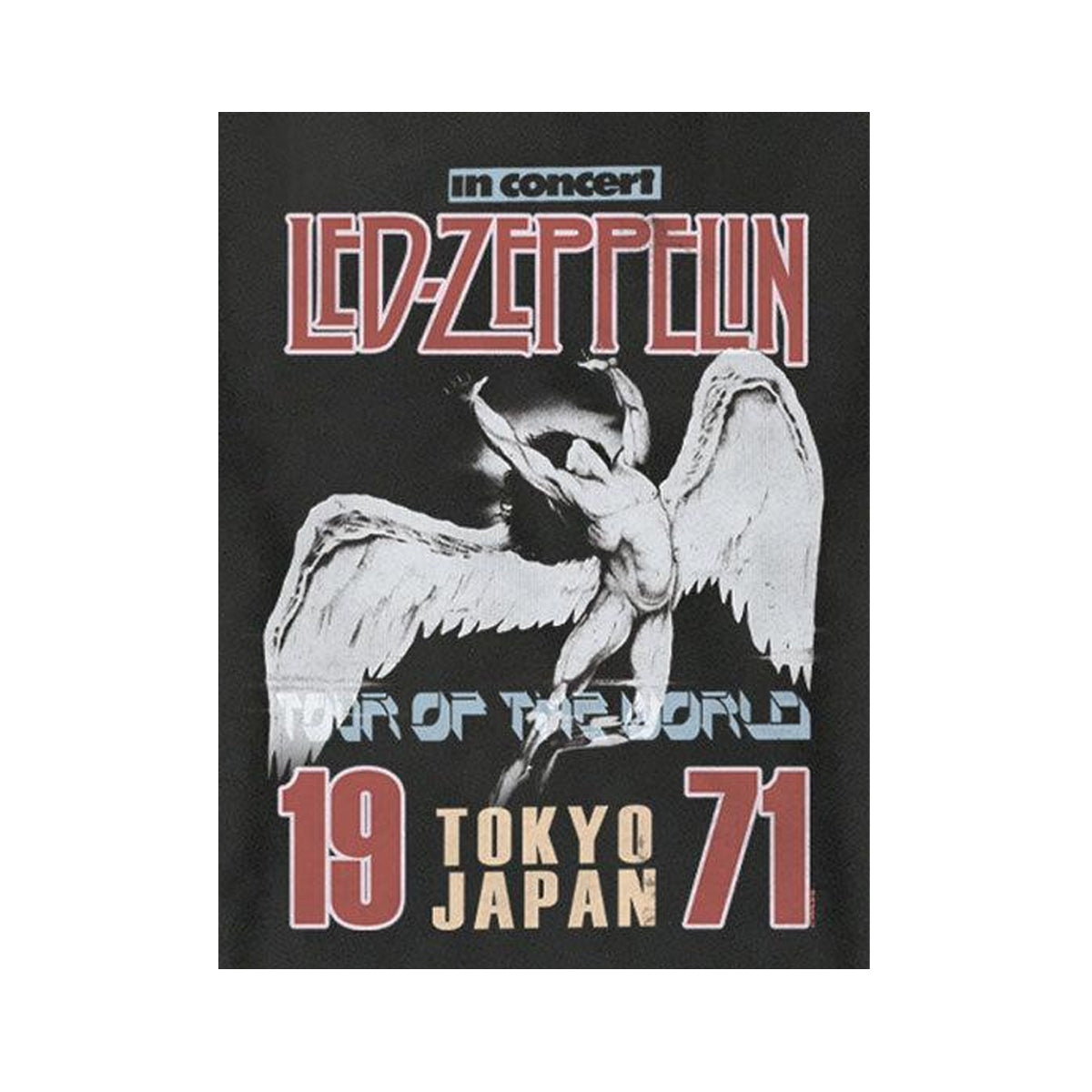 Charcoal - Side - Amplified Unisex Adult Tokyo 71 Led Zeppelin Sweatshirt